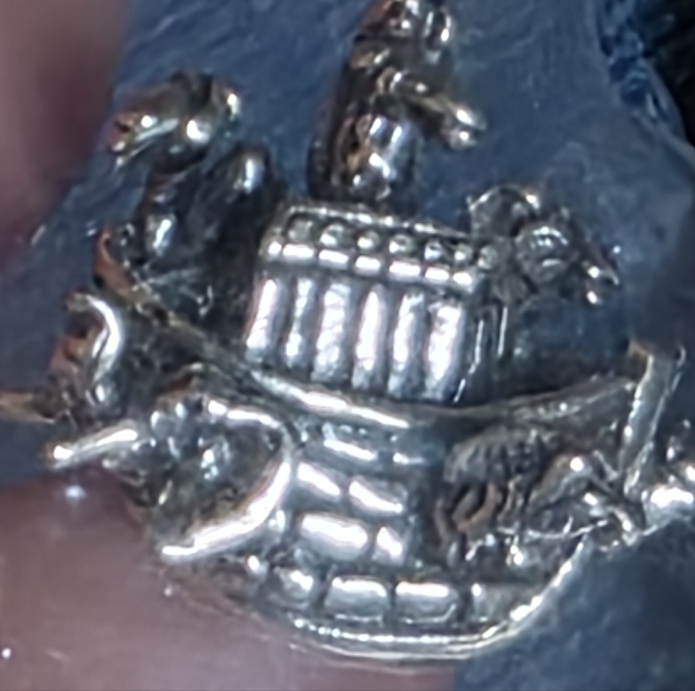 Silver Noah's Ark Pendent